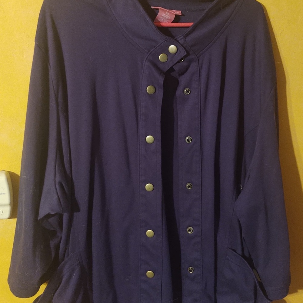 Navy blue, fall jacket